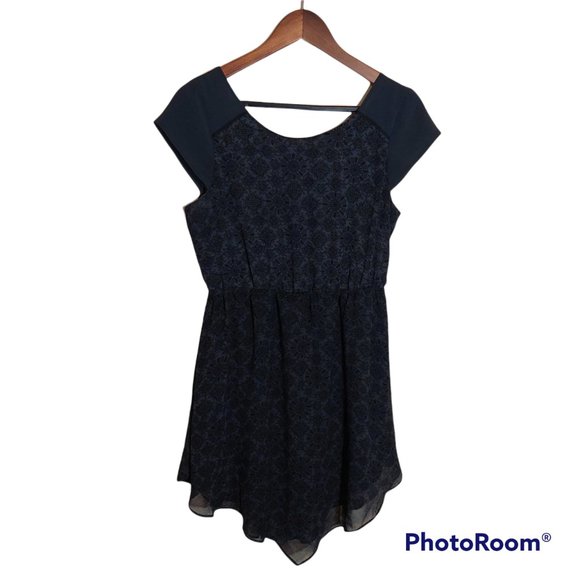 American Eagle Outfitters Grey Print Dress - Picture 1 of 5